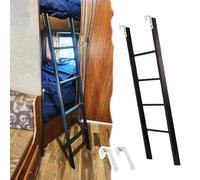 Échelle Noire pour lit superposé de dortoir/Mobil-Home/Camping-Car, échelles réglables de 45, 47, 49, 50, 53, 55, 57, 59, 61, 63, 65, 67, 69 et 71 Pouces pour Lits superposés Jumeaux, Marche