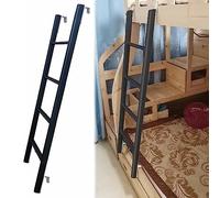 Échelle Noire Robuste pour Lits superposés - Double Marche d'escalade pour dortoir, Camping, Camping-Car et Voyage - Conception en métal Durable pour Une Utilisation à la Maison et à l'extér