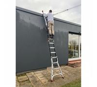 Échelle pliable 4x4 FLEX UP+ 2 pieds réglables TUBESCA COMABI - 00094156