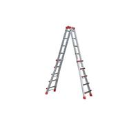 Hailo Échelle pliable multifonction télescopique ProfiStep Multi - 4x5 échelons 4,8 m/5,7 m