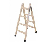 échelle pliante 5 marches Plabell bois 139 x 31/51 cm