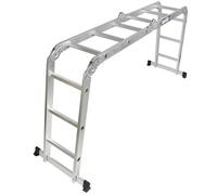 Échelle Pliante 6 en 1 NUO - Aluminium Télescopique Multifonction 3.6M - 12 Barreaux