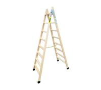 echelle pliante 8 marches Plabell bld-8 bois 214 x 31/62 cm