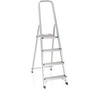 Échelle pliante SOLID II en aluminium 4 marches hjh OFFICE Aluminium G