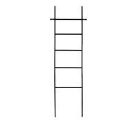 Echelle porte-serviette design bambou Suri - L. 43 x H. 170 cm - Noir Noir