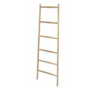 Wenko Échelle porte-serviettes Acina – 6 barres 55 cm, bois acacia FSC®, Marron