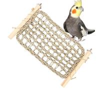 Échelle pour Cage à Oiseaux,Support de Jeu et Mastication pour Perruches | Tapis en Jonc de Mer pour Oiseaux,Entraînement Et Alimentation des Conures, Inséparables, Canaris, Pinsons