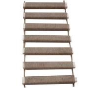 Échelle pour Chat 10x39 Pouces Pont Suspendu en Bois pour Chat enveloppé d'une Corde en Lin Échelle pour résistante aux Rayures pour Chats d'intérieur Fournitures pour Chats Griffoir pour ch