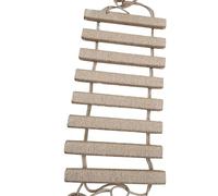Échelle pour Chat 20x10 Pouces, Pont Suspendu en Bois enveloppé de Corde en Lin, échelle résistante aux Rayures pour Chats d'intérieur, Fournitures