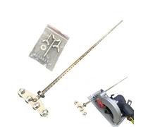 Échelle pour le travail du bois - En acier inoxydable - Règle de positionnement réglable et précise - Pour la menuiserie, la fabrication de meubles, l'ingénierie, l'artisanat, la fabrication mécanique