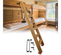 Échelle pour lit superposé Uniquement, Rangement Vertical avec Supports, barreaux Extra Larges et Pieds antidérapants pour Lits Mezzanine dans Les dortoirs, Les caravanes et Les Camping-Cars