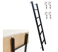 Échelle pour Lits superposés 116 cm/130 cm/140 cm/150 cm - Charge maximale 150 kg, échelle en métal Lisse pour Camping-Car, dortoir, Facile à Assembler (Taille : 150 cm/5