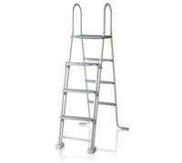Échelle De Piscine Hors Sol En Acier Inoxydable 304 - 2, 3 Ou 4 Marches - Capacité 150 Kg - Antidérapante