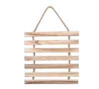 Échelle pour Suspendre Les Plantes en Bois, Structure à Étages | Rope de Chanvre, Couleur Café, Ventilation Naturelle, Usage Jardin Extérieur, Mur Végétal Vertical