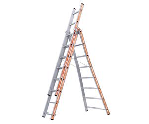 ÉCHELLE PRONOR TRANSFORMABLE 3 PLANS 7.76 M - TUBESCA COMABI - 01253010
