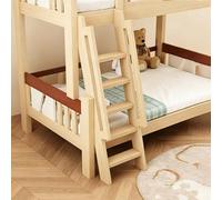 Échelle Robuste à 5 marches pour Lits superposés, échelle en Bois avec rambardes latérales, Charge maximale 150 kg, idéale pour la Maison, la Chambre d'enfant, Le dortoir ou l'hôtel.(155cm)