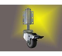 Échelle Roulette - Roulette avec frein - échelle rôle - Rouleaux - radø50 mm échelle Rouleau à ressort de Ressort