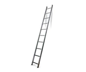 Echelle Simple 10 échelons 2,8m/3,75m en Aluminium Hailo HobbyStep