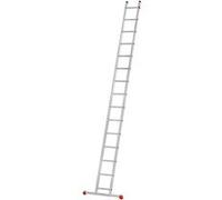 Echelle simple 15 échelons 4,2m/5,15m en alu professionnelle Hailo ProfiStep Uno G