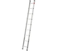 Echelle Simple 9 échelons 2,6m/3,5m en alu Professionnelle Hailo ProfiStep Uno