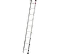 Echelle simple 9 échelons 2,6m/3,5m en alu professionnelle Hailo ProfiStep Uno G