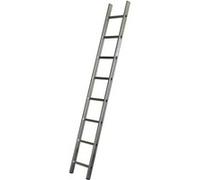 Echelle simple Aluminium semi-prof 8 marches Haut Travail 3.21 m et 2.35m repliée ES Esca G