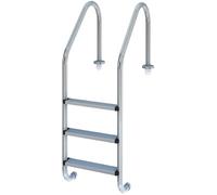 Échelle Standard à 3 échelons, fabriquée en Acier Inoxydable Aisi 304, Robuste et Durable, idéale pour Un Usage Domestique et Professionnel.