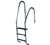 Astralpool Standard Aixi316 Pool Ladder Non Symmetrical 3 Steps Argenté
