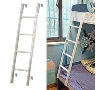 Échelle Superposée Réglable pour Lit Double - Échelle de Couchette de Rv, Escabeau de Loft de Bateau de Voiture, Amovible avec Crochets pour Maison/Dortoir