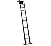 Echelle télescopique 13 marches hauteur d'accès maxi 2,85 m Space Bamboo Centaure G