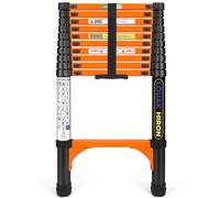 Échelle Télescopique 3,2 m Escabeau Telescopique Pliable Antidérapante de Qualité Supérieure Multifonction pour Ménage