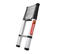 Telesteps Échelle télescopique ECO Line 3 m – Air Damping, profilé antidérapant, EN 131