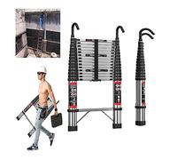Échelle télescopique 4M/ 14.4ft Échelle télescopique en Acier Pliante multifonctionnelle Échelle télescopique Portable en131 Échelle Pliable, résistante à la Corrosion
