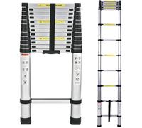 Échelle télescopique 5m en aluminium avec rallonge télescopique multifonction