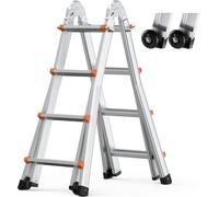 Echelle télescopique A-cadre 15 FT Extension multifonction pour devoirs