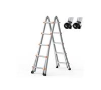 VEVOR Échelle télescopique à cadre en A en aluminium 5120 mm 149,7 kg extérieur