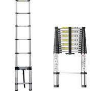 Echelle télescopique, aluminium, charge maximale 150 kg, design compact, 26m