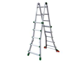 Echelle télescopique aluminium FACAL 4x5 haut. travail max. 6,05 m ALU PRO - BK4A