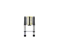 Echelle Télescopique BM TOOLS 3,8M en acier inoxydable, Charge 150kg Pliable Extensible Unique Droite Multi-fonction, Bricolage