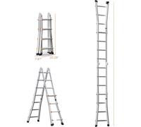 Echelle télescopique, charge maximale 150 kg, design compact et léger, 4,5 m