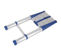 Échelle télescopique de 8 m pour tentes de toit, échafaudage extensible en aluminium pour une utilisation en extérieur, capacité de charge de 150 kg, parfaite pour le camping, les greniers et les
