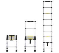 Échelle Télescopique-Duoku-8,5 pieds-Aluminium-Capacité 170 kg-Légère et Polyvalente-pour un Usage Domestique et Professionnel
