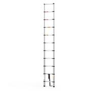 Échelle télescopique Échelle Loft Polyvalente en aluminium de 3.2 M Extensible, Pliable et portable, Charge maximale 150 kg