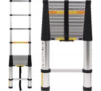Echelle télescopique échelle simple 3,8m, 13nombre de barreaux