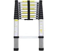 Echelle télescopique en aluminium, hauteur de 3.20m, 11 échelons