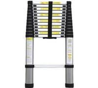 Echelle télescopique en alu de 3.80m, 13 échelons SOFT CLOSE: Fermeture progressive G