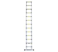 Echelle télescopique en aluminium, 12 barreaux