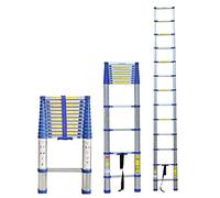Échelle télescopique en aluminium de 8 m pour tentes de toit, échafaudage extensible pour camping, travail en plein air, capacité de charge de 150 kg, parfaite pour la maison et le grenier