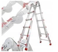 Échelle Télescopique En Aluminium Échelle Pliable Échelle Multifonction 4x5