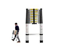 Échelle télescopique en aluminium EN131 pliable multi-usage, capacité de charge de 150 kg, légère et portable, idéale pour un usage domestique et professionnel